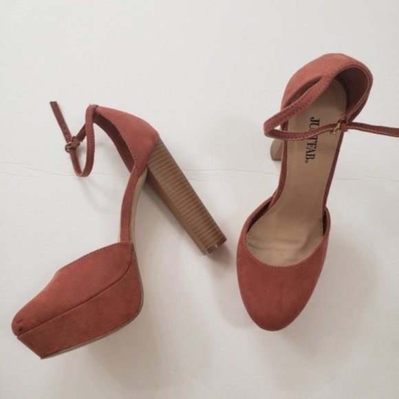 JustFab Ankle Tie Jayla Pumps - Picture 4 of 8